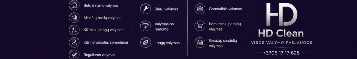 Visos valymo paslaugos. Dirbame visoje Lietuvoje !