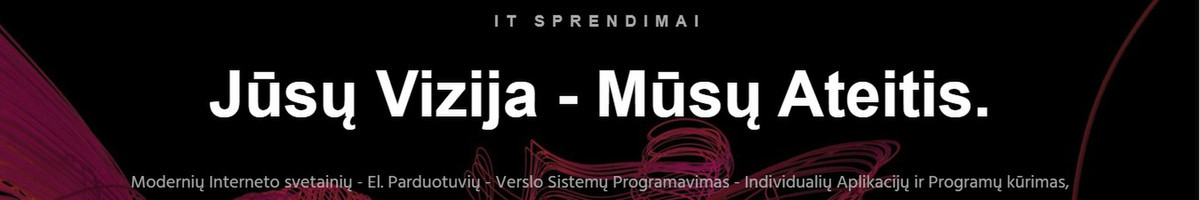 IT sprendimai | svetainės | el. parduotuvės | programavimas