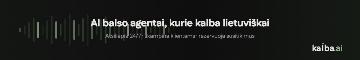 Ai balso agentai telefonu, chatbotai ir automatizavimas