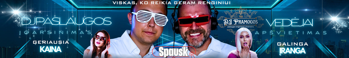 Dj, vedėjas, renginių įgarsinimas bei apšvietimas.
