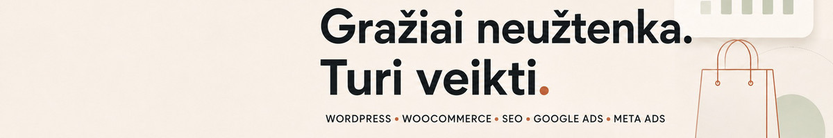 Seo auditas ir optimizavimas svetainėms bei el. parduotuvėms