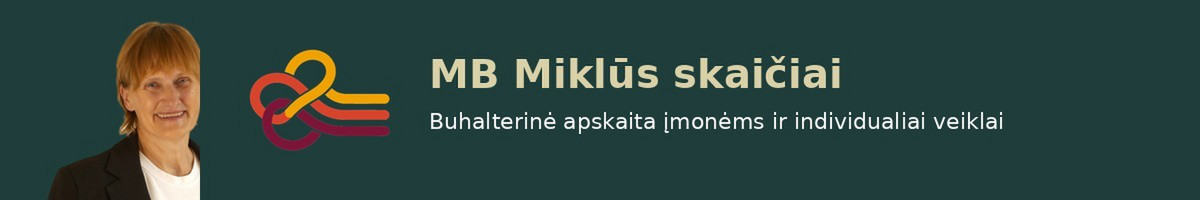 Buhalterinė apskaita įmonėms ir individualiai veiklai