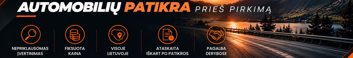 Automobilio patikra prieš pirkimą.