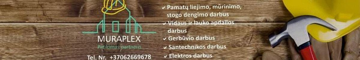 Statybų ir apdailos darbai