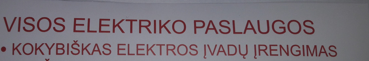 Elektriko paslaugos, Rangovo Aktas, namo el. instaliacija