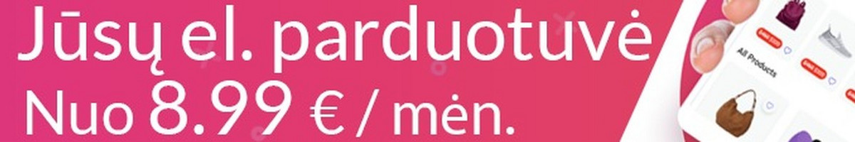 El. parduotuvių nuoma