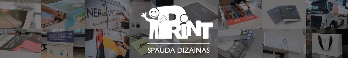 Spaudos darbai - Reklamos spausdinimas - Dizainas