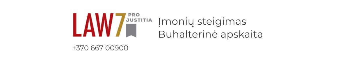 Eimantas Galvydis / Law7 / Įmonių steigimas ir buh. apskaita