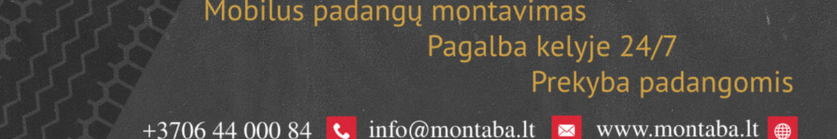 Mobilus padangų montavimas 24/7