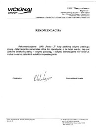 Sertifikatai, pažymėjimai ir kt.