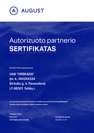 Sertifikatai, pažymėjimai ir kt.