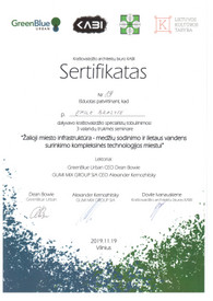 Sertifikatai, pažymėjimai ir kt.