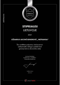 Sertifikatai, pažymėjimai ir kt.