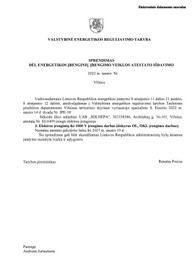 Sertifikatai, pažymėjimai ir kt.
