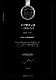 Sertifikatai, pažymėjimai ir kt.