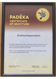 Sertifikatai, pažymėjimai ir kt.