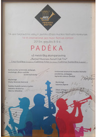 Sertifikatai, pažymėjimai ir kt.
