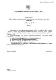Sertifikatai, pažymėjimai ir kt.