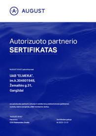Sertifikatai, pažymėjimai ir kt.