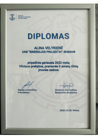 Sertifikatai, pažymėjimai ir kt.