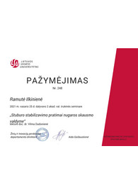 Sertifikatai, pažymėjimai ir kt.