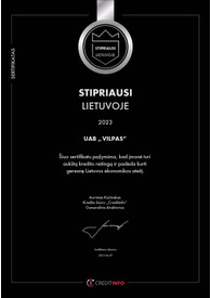 Sertifikatai, pažymėjimai ir kt.