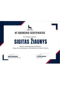 Sertifikatai, pažymėjimai ir kt.