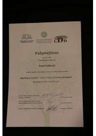 Sertifikatai, pažymėjimai ir kt.
