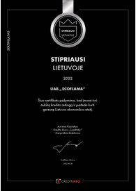 Sertifikatai, pažymėjimai ir kt.