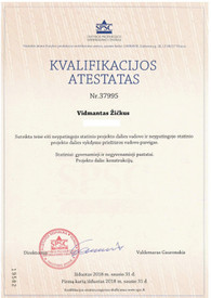 Sertifikatai, pažymėjimai ir kt.