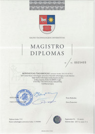 Sertifikatai, pažymėjimai ir kt.