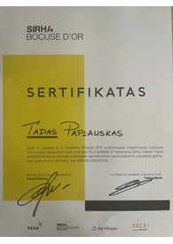Sertifikatai, pažymėjimai ir kt.