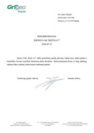Sertifikatai, pažymėjimai ir kt.