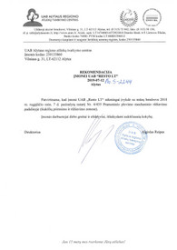 Sertifikatai, pažymėjimai ir kt.