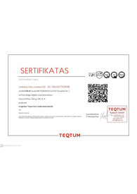 Sertifikatai, pažymėjimai ir kt.