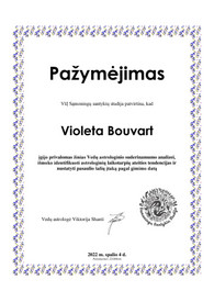 Sertifikatai, pažymėjimai ir kt.
