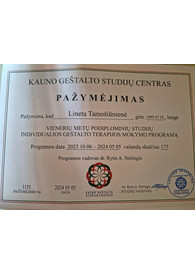 Sertifikatai, pažymėjimai ir kt.