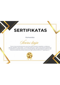 Sertifikatai, pažymėjimai ir kt.