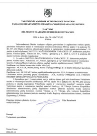 Sertifikatai, pažymėjimai ir kt.