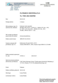 Sertifikatai, pažymėjimai ir kt.