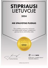 Sertifikatai, pažymėjimai ir kt.