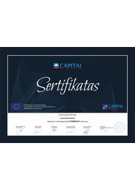 Sertifikatai, pažymėjimai ir kt.