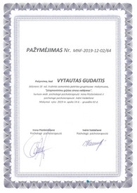 Sertifikatai, pažymėjimai ir kt.