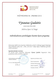 Sertifikatai, pažymėjimai ir kt.
