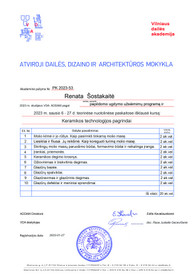 Sertifikatai, pažymėjimai ir kt.