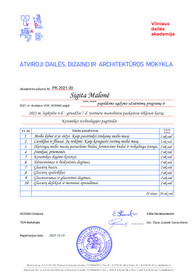 Sertifikatai, pažymėjimai ir kt.
