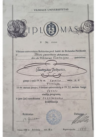 Sertifikatai, pažymėjimai ir kt.