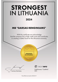 Sertifikatai, pažymėjimai ir kt.