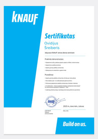 Sertifikatai, pažymėjimai ir kt.