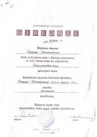 Sertifikatai, pažymėjimai ir kt.